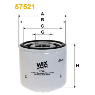 Фільтр оливи WIX FILTERS Bogdan A (57521)