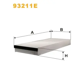 Фільтр салону WIX FILTERS M.A.N. L2000/L2000 Evolution, LE (93211E)