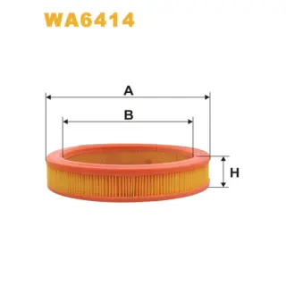 Фільтр повітряний WIX FILTERS Fiat Regata, Ritmo, Uno, X 1/9, Innocenti Koral (WA6414)