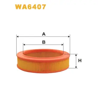 Фільтр повітряний WIX FILTERS Ford Capri, Cortina, Granada, Sierra, Taunus (WA6407)