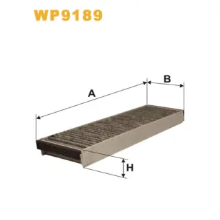 Фільтр салону WIX FILTERS Audi A6 II (4F/C6), Allroad II (4FH), R8 (42) (WP9189)