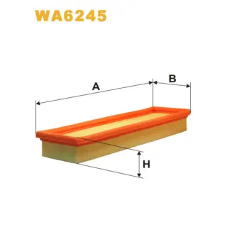 Фільтр повітряний WIX FILTERS Renault Clio, Express, Rapid, Twingo (WA6245)