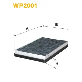 Фільтр салону WIX FILTERS Lada (BA3) Kalina (1117/1118/1119/1120) (WP2001)