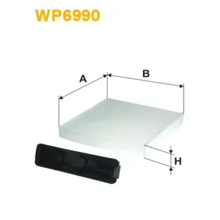 Фільтр салону WIX FILTERS Dacia Duster II, Logan, Sandero, Nissan Micra III (K12), Note, Renaul (WP6990)