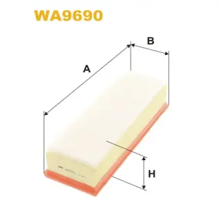 Фільтр повітряний WIX FILTERS Dacia Duster II, Sandero (WA9690)