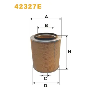 Фільтр повітряний WIX FILTERS Iveco 90, Euro Cargo, Doppstadt Trac аналог В-002 (42327E)