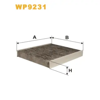 Фільтр салону WIX FILTERS Ford Focus Cabrio, Focus II, Volvo C30, C70 II (Cabrio), S40 II, V50 (WP9231)