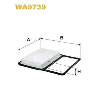 Фільтр повітряний WIX FILTERS Daihatsu Terios 11/05-> (WA9739)
