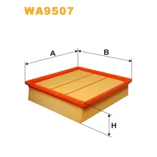 Фільтр повітряний WIX FILTERS Opel Corsa D, Corsa E, Vauxhall Corsa MK III, Corsa MK IV (WA9507)
