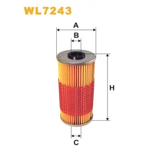 Фільтр оливи WIX FILTERS Mercedes 400, 500, CL (C140), E (W/R/C/S124), E (W/S210), S (W140), SL (R (WL7243)