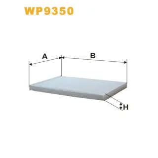 Фільтр салону WIX FILTERS Nissan Qashqai, X-Trail II (WP9350)