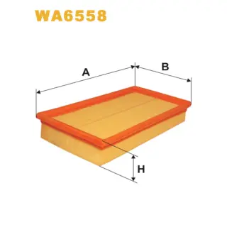 Фільтр повітряний WIX FILTERS Renault Clio (WA6558)