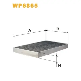 Фільтр салону WIX FILTERS Audi A6 (4A/C4), A6 (4B/C5), A6 Quattro/Allroad (WP6865)