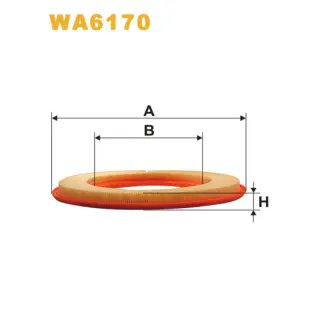 Фільтр повітряний WIX FILTERS Mercedes 190 (WA6170)