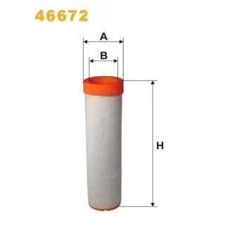 Фільтр повітряний WIX FILTERS Bobcat, Case-IH, Case, Claas, Deutz Fahr, Fiatagri, Huerlimann, John (46672)