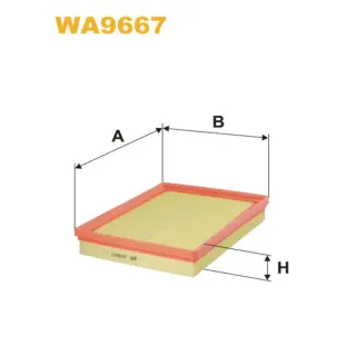 Фільтр повітряний WIX FILTERS Kia Carens II, Magentis II (WA9667)