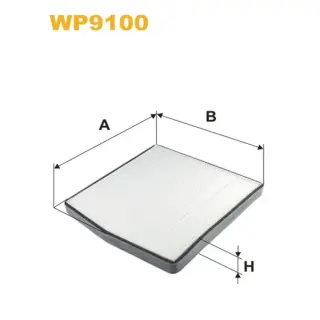 Фільтр салону WIX FILTERS Volvo C70, S60, S70, S80, V70, XC70, XC90 (WP9100)