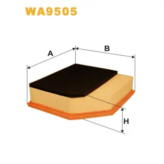 Фільтр повітряний WIX FILTERS Volvo S60, XC70, XC90 (WA9505)
