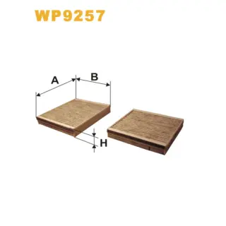 Фільтр салону WIX FILTERS Citroen C3 II, DS3, Peugeot 207 (WP9257)