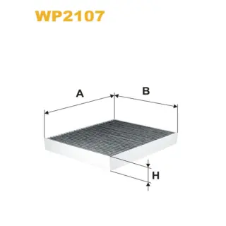 Фільтр салону WIX FILTERS Opel Meriva B, Vauxhall Meriva B (WP2107)