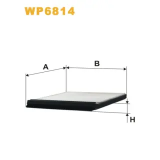 Фільтр салону WIX FILTERS Citroen Berlingo I, Xantia, Xsara, Peugeot Partner I (WP6814)