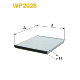 Фільтр салону WIX FILTERS Chevrolet Aveo вугільний (WP2028)
