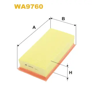 Фільтр повітряний WIX FILTERS Peugeot 208, 2008, 301, 308 II, Citroen C-Elysee, C3II, DS3 (WA9760)