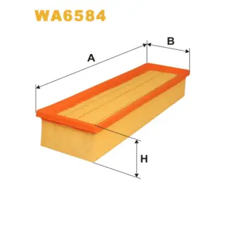 Фільтр повітряний WIX FILTERS Mercedes 600, CL (C140), S (W140), SL (R129) (WA6584)