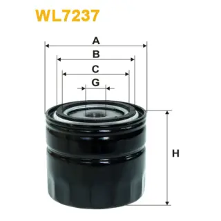 Фільтр оливи WIX FILTERS Renault Espace I (84-92), Espace II (91-96), Espace III (96-02), Laguna I (WL7237)