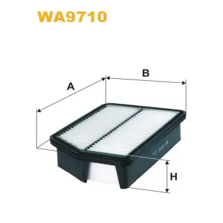 Фільтр повітряний WIX FILTERS Hyundai ix35, i40, Kia Carens III, Sportage III (WA9710)