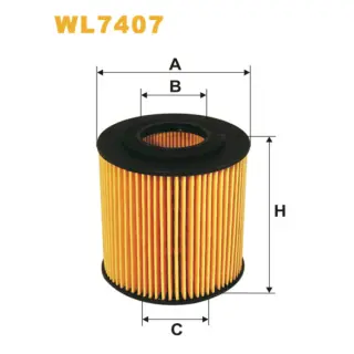 Фільтр оливи WIX FILTERS Mazda 3 (BK), 6 (GG/GY), 6 (GH), CX-7, MPV (WL7407)