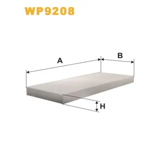 Фільтр салону WIX FILTERS Citroen C8, Jumpy, Fiat Scudo, Ulysse II, Lancia Phedra, Peugeot 807, Ex (WP9208)