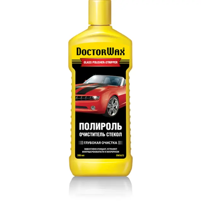 Поліроль-очищувач для скла Doctor Wax пляшка 300 мл (DW5673)