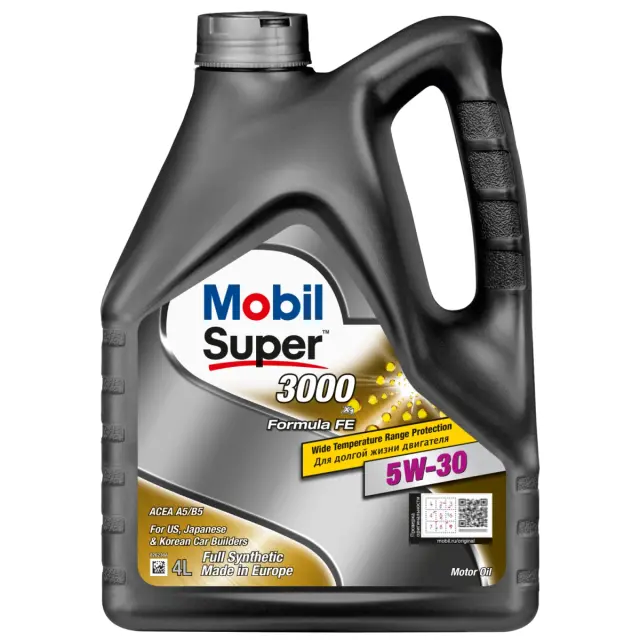 Олива моторна MOBIL Super 3000 x1 Formula FE 5W-30 4 л (152564)