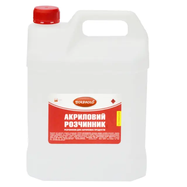 Розчинник акриловий без прекурсорів Покраско 5 л/3,5 кг