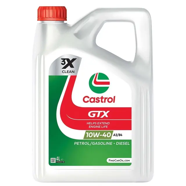 Олива моторна CASTROL GTX Ultraclean A3/B4 10W-40 4 л (1586F8)
