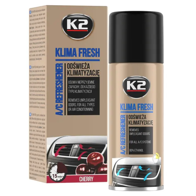 Очищувач системи кондиціонування K2 Klima Fresh Вишня 150 мл (K222CH)