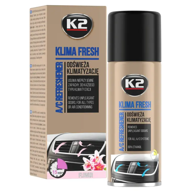 Очищувач системи кондиціонування K2 Klima Fresh Квітка 150 мл (K222FL)