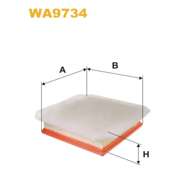 Фільтр повітряний WIX FILTERS Opel Meriva B 1.3CDTI, 1.7CDTI (WA9734)