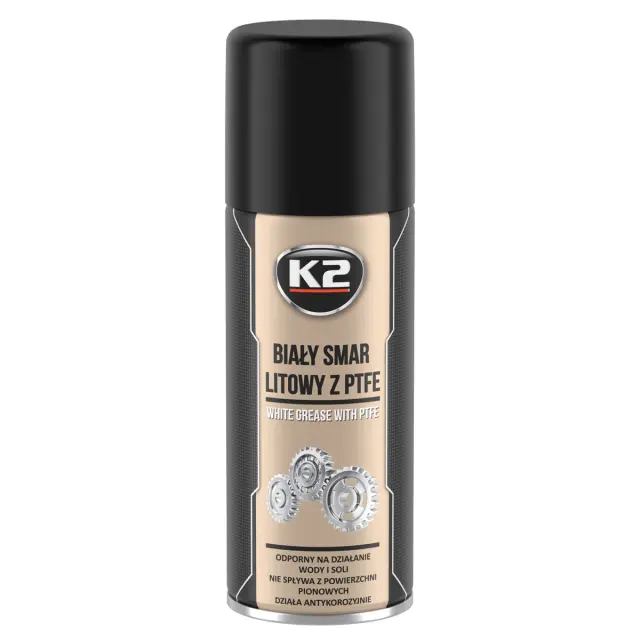 Мастило універсальне K2 PRO White PTFE рідке літієве біле 400 мл (W121)
