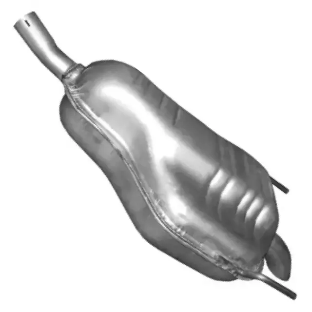 Глушник POLMO Opel Astra H 1.8i 16V 03/04- алюмінізована сталь (17.307)