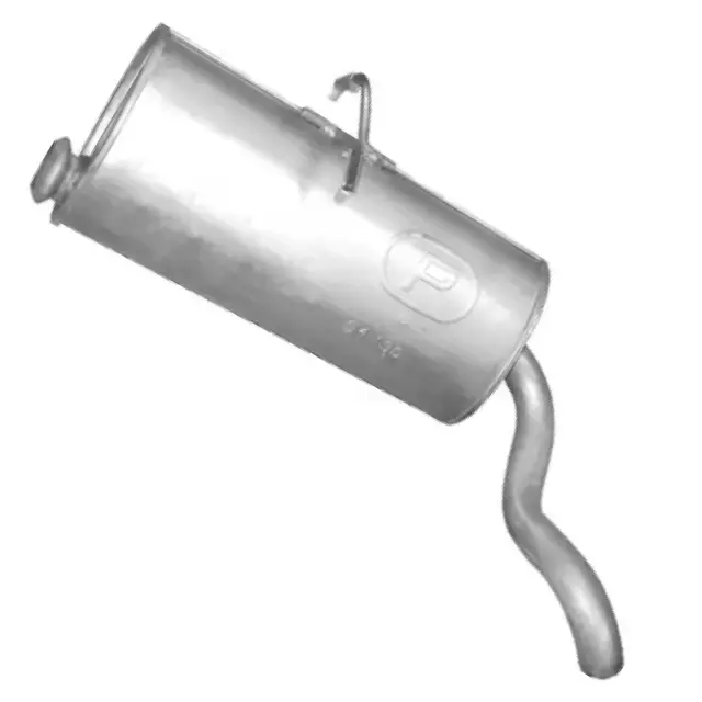 Глушник POLMO Citroen Berlingo/Peugeot Partner 1.1i/1.4i/1.6i 10/03-08 алюмінізована сталь (04.130)
