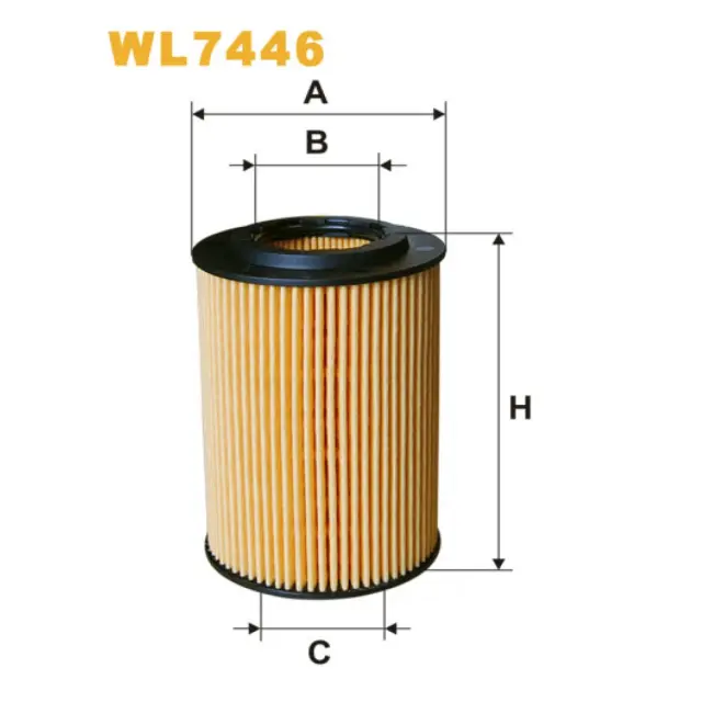 Фільтр оливи WIX FILTERS Honda Accord IX (08-), Civic VIII, CR-V III (WL7446)
