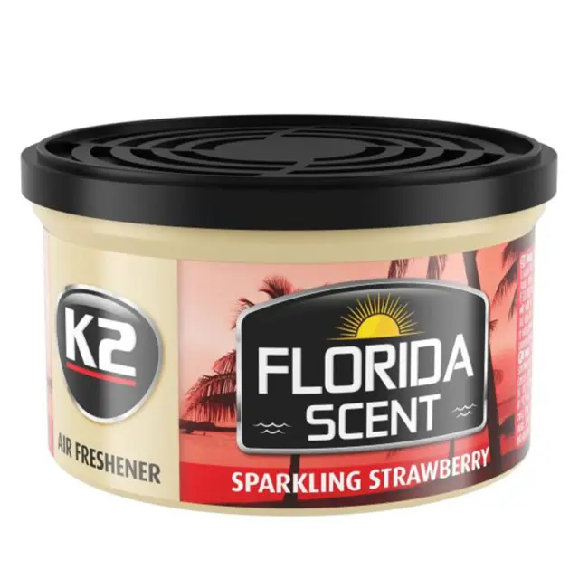 Ароматизатор для салону авто K2 Florida Scent Ігриста полуниця 42 г (V87TRU)