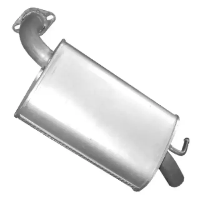 Глушник POLMO MAZDA 6 2.0i-16V 03/05-09/07 , 2.3-16V 03/05-09/07 алюмінізована сталь (12.215)