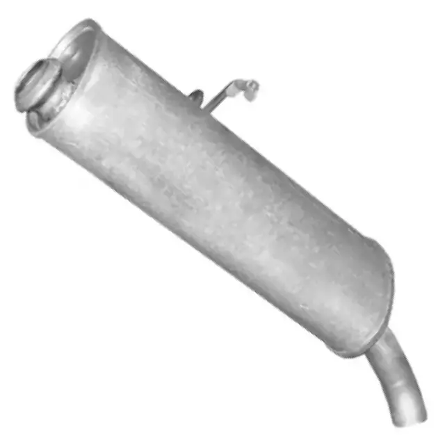 Глушник POLMO Citroen Berlingo I/ Peugeot Partner I 1.9D 11/02-08 алюмінізована сталь (04.322)