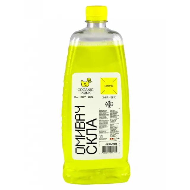Омивач скла зимовий ORGANIC PRINK -20 °С "Цитрус" 1 л (012027)