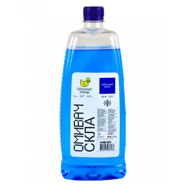 Омивач скла зимовий ORGANIC PRINK -20 °С "Морський бриз" 1 л (012028)