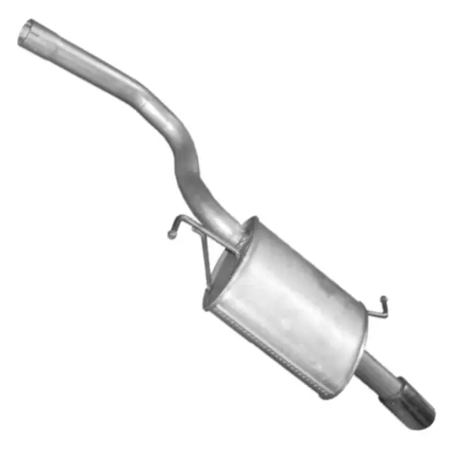 Глушник POLMO Audi A4 2.0 12/00-06/08 алюмінізована сталь (01.114)