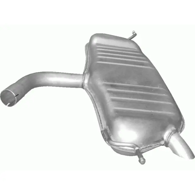 Глушник POLMO VW Touran 1.6 FSi 01/05-01/07 алюмінізована сталь (30.154)